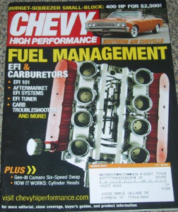 CHEVY HIGH PERFORMANCE 2005 MAR - EFI ELECTRONICS